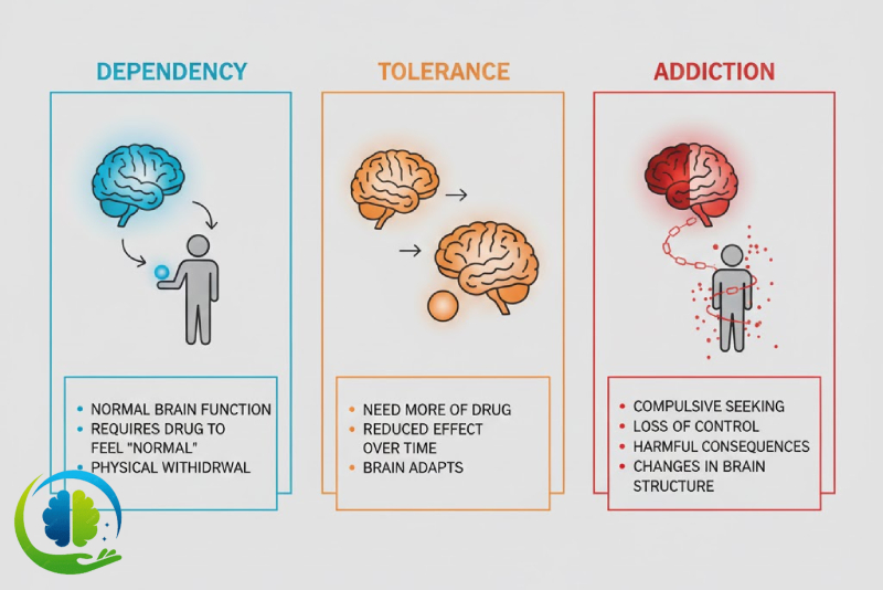چرا بعضی داروهای اعصاب باعث وابستگی می شوند؟