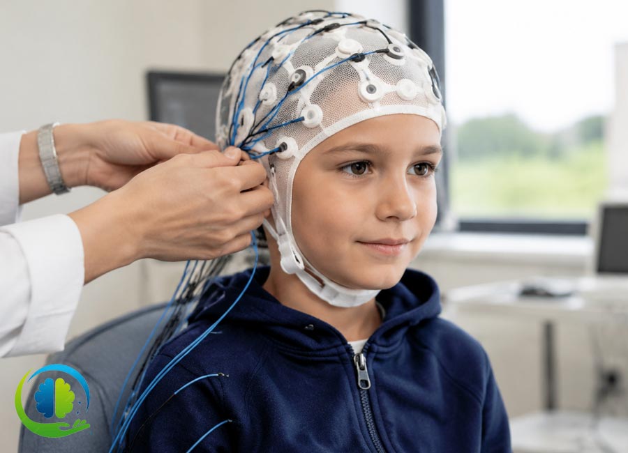 کودک در حال انجام QEEG
