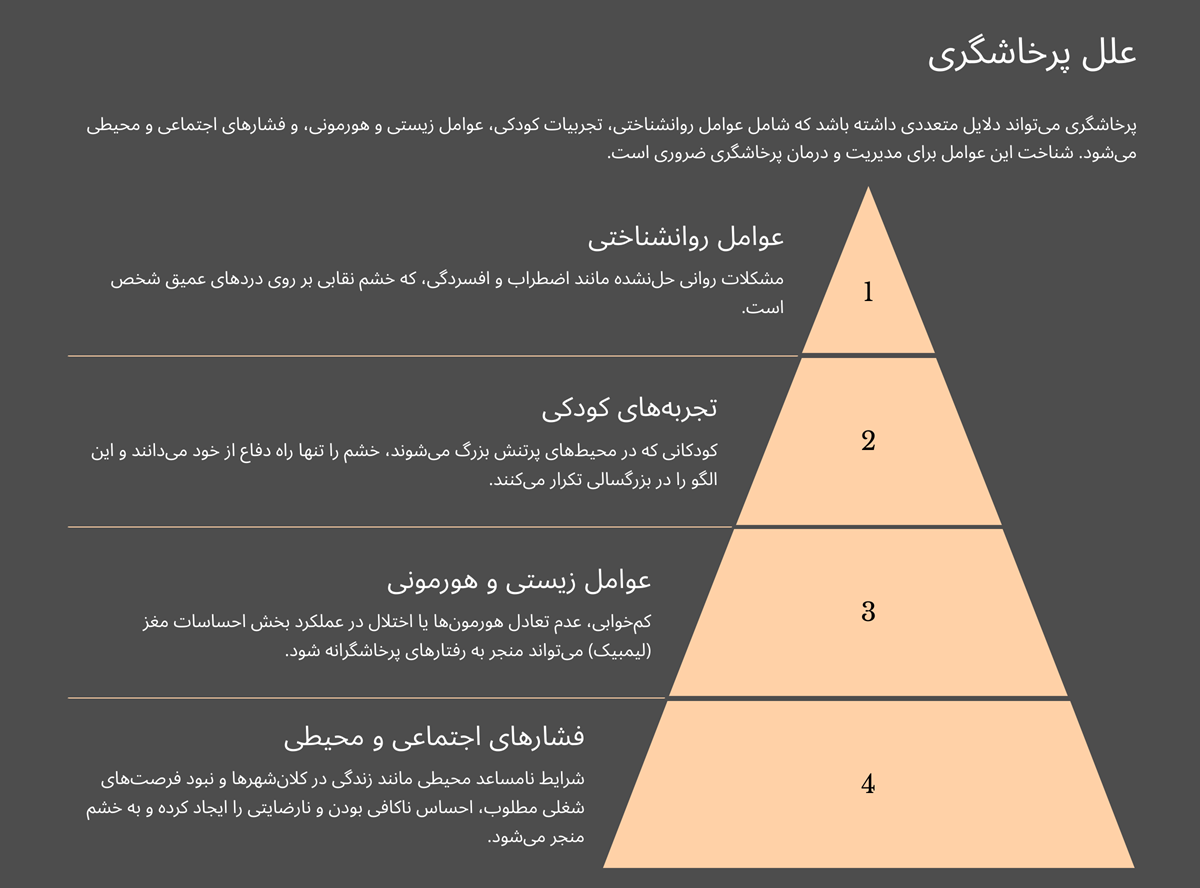علت های پرخاشگری